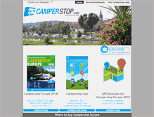 Tablet Screenshot of camperstop.com